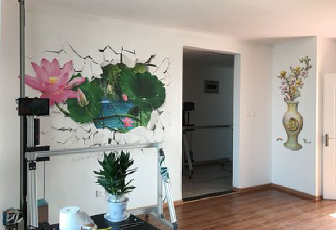 米脂墙体彩绘相比墙纸的优势。