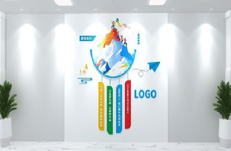 米脂公司企业形象墙的工艺材料有哪些？