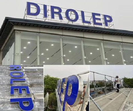 米脂楼顶发光字安装的注意事项。